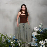 CONRAD SLEEVELESS TOP (BROWN)