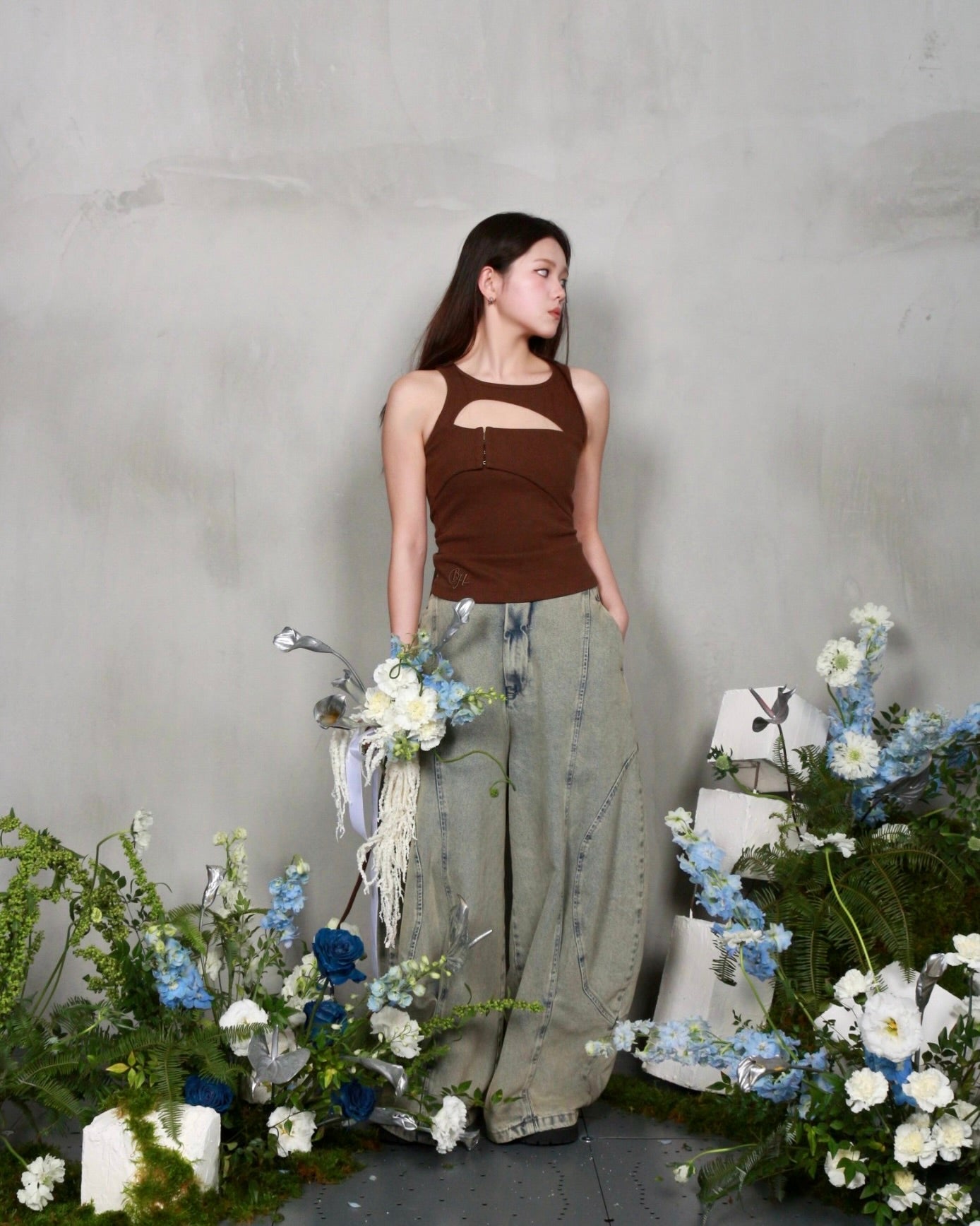 【BUNNYHILL CONCEPT】LUFT PANTS VER JEAN (BLUE WASH)