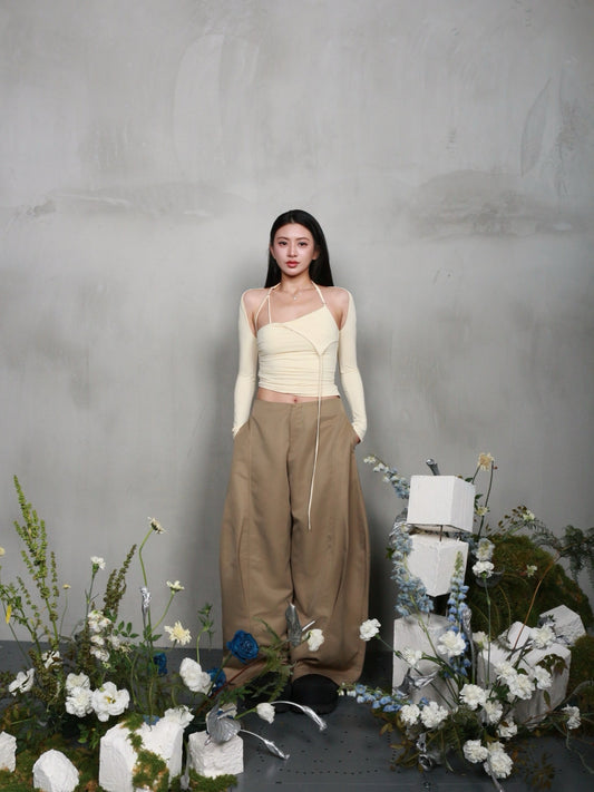 【BUNNYHILL CONCEPT】LUFT PANTS (CAPPUCCINO)