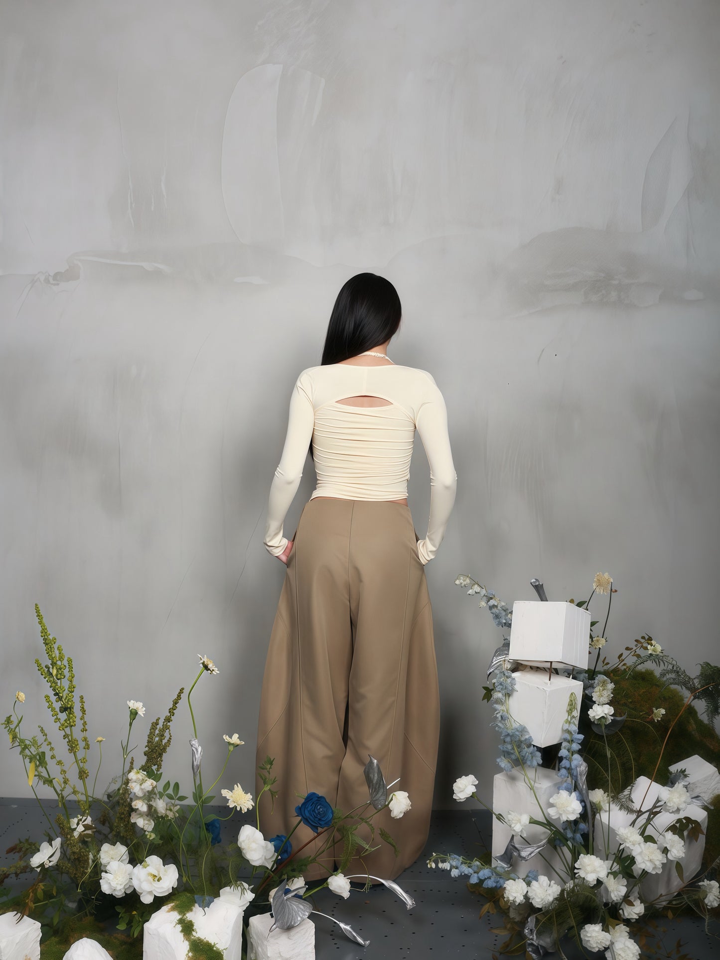 【BUNNYHILL CONCEPT】LUFT PANTS (CAPPUCCINO)