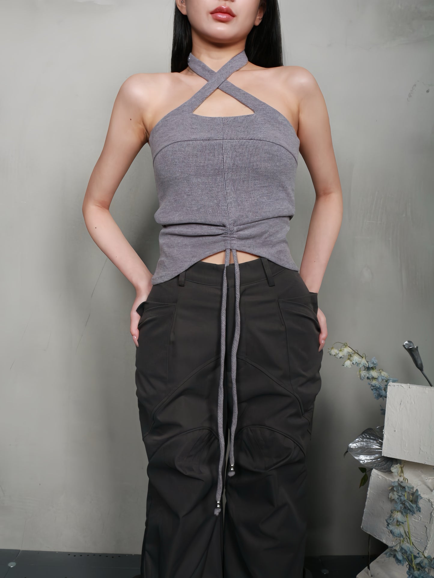 【BUNNYHILL CONCEPT】CHERIE HALTER TOP