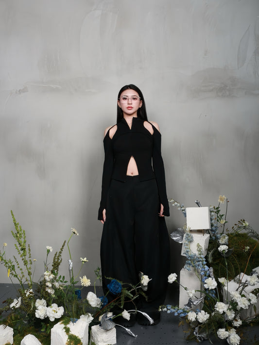 【BUNNYHILL CONCEPT】LUDOVIC PANTS (BLACK)