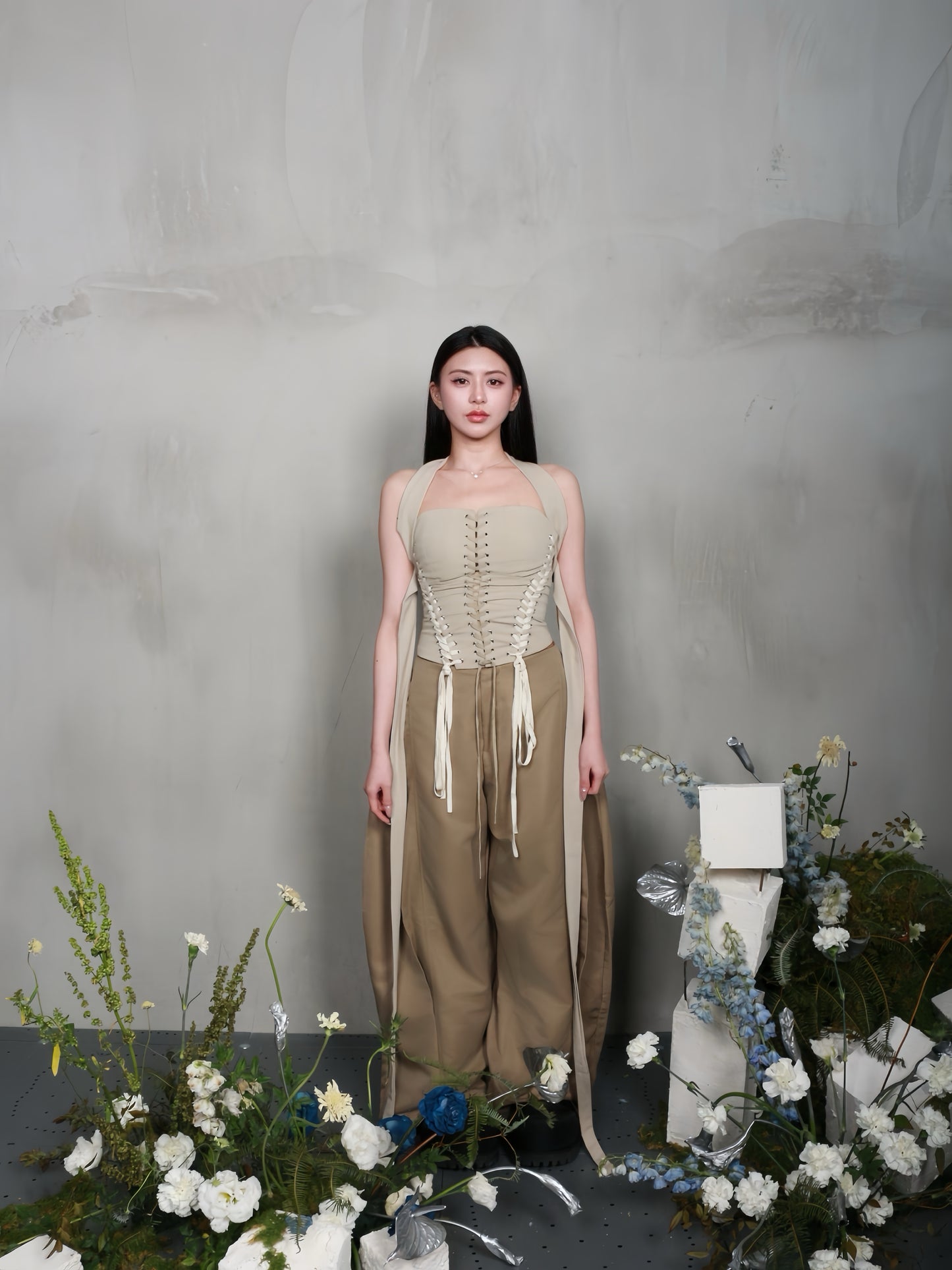 【BUNNYHILL CONCEPT】PANACEA TOP (BEIGE)