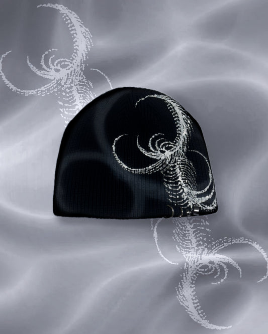 1 OF 1 HANDPAINTED BEANIE 002