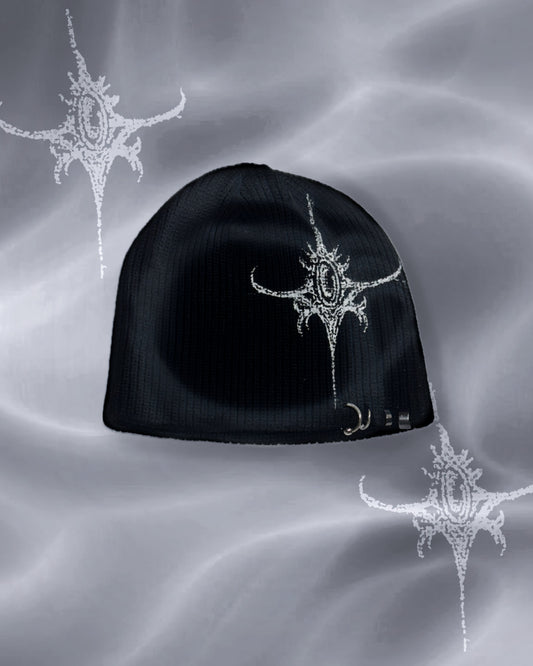 1 OF 1 HANDPAINTED BEANIE 003