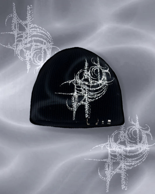 1 OF 1 HANDPAINTED BEANIE 004