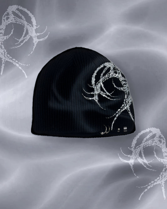 1 OF 1 HANDPAINTED BEANIE 006
