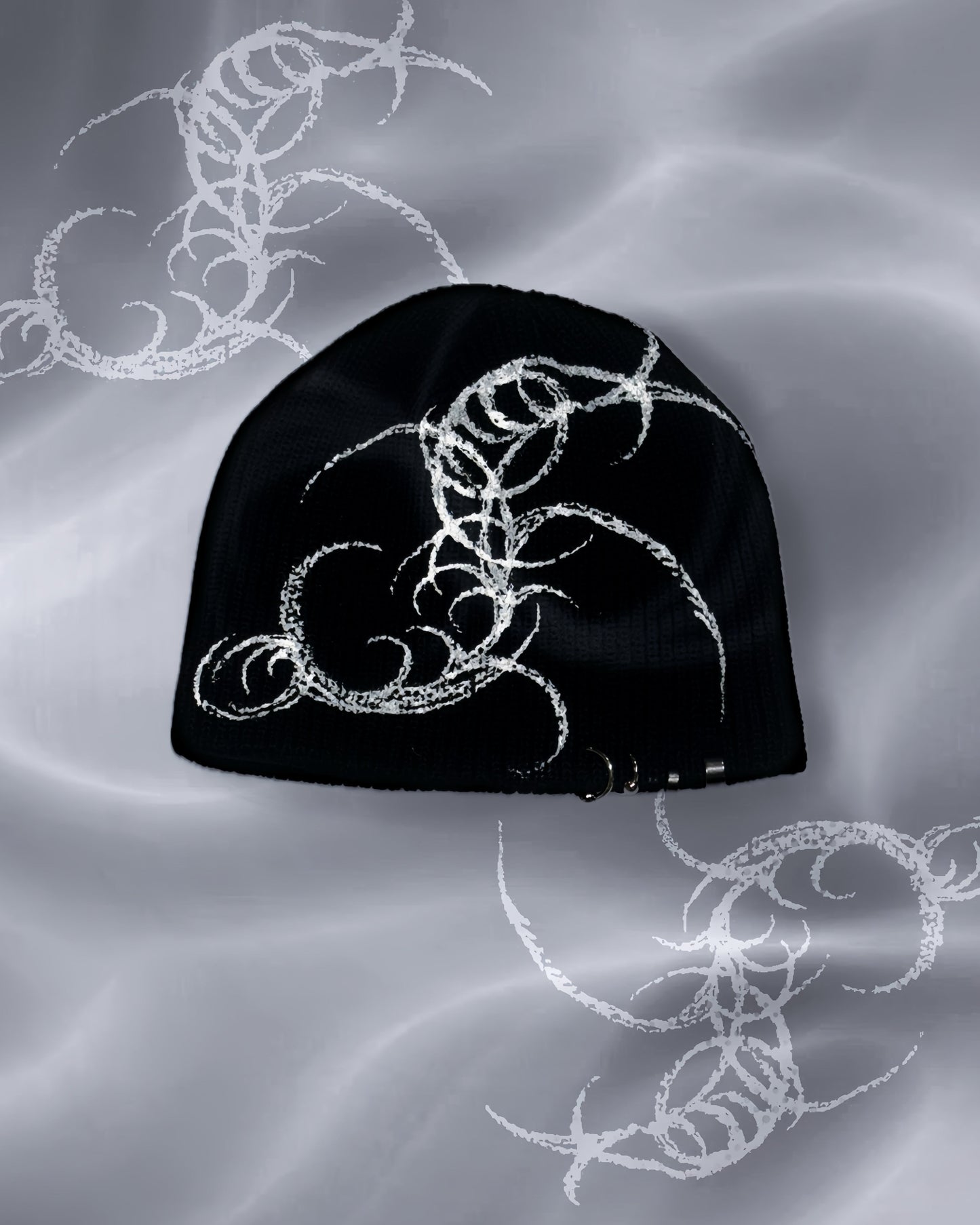 【17.DHC】 1 OF 1 HANDPAINTED BEANIE 007