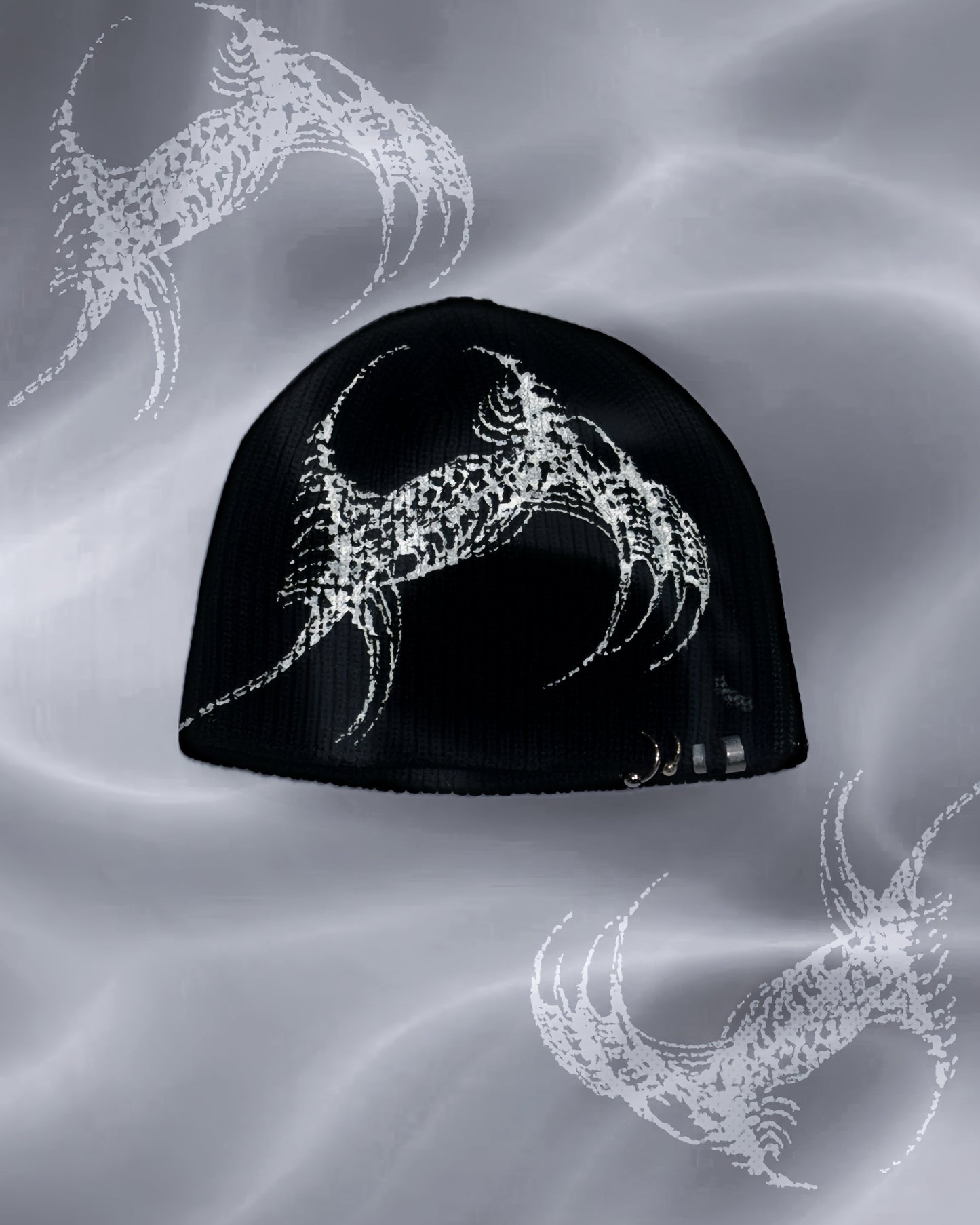 【17.DHC】  1 OF 1 HANDPAINTED BEANIE 008