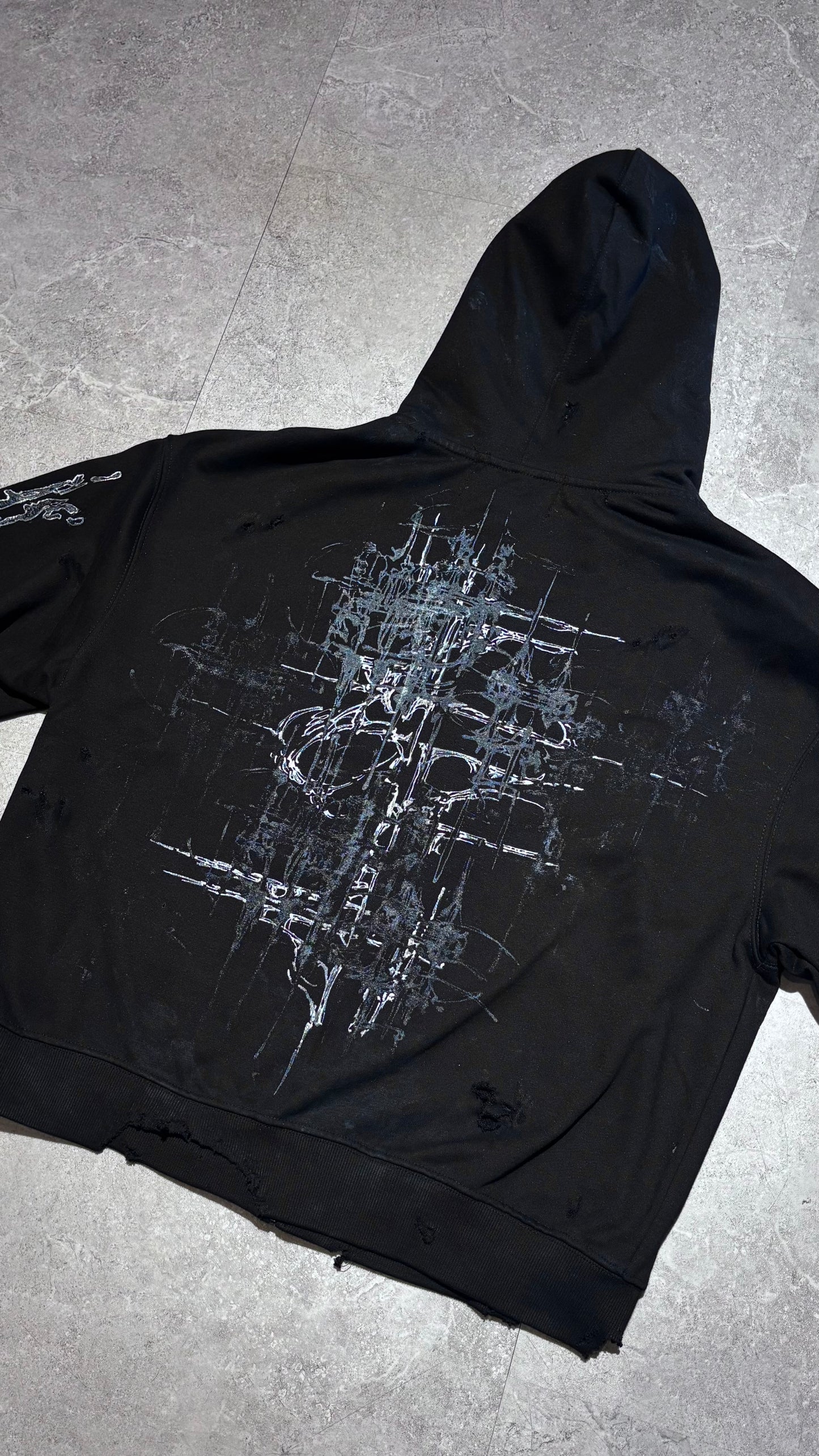 【XIVX】HANDMADE 1 OF 1 ZIP UP V-III