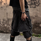 【DIMOIR】LF LAYERED DENIM SHORTS