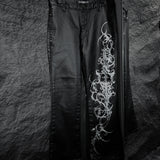 17.dhc 1 of 1 hand painted waxed denim