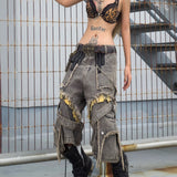 【NUMB ATELIER】PYRITE 3 QUARTER SHORT PANTS