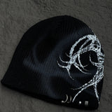 1 OF 1 HANDPAINTED BEANIE 006