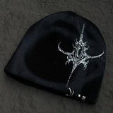 1 OF 1 HANDPAINTED BEANIE 003