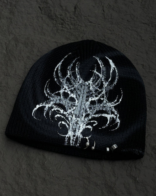 1 OF 1 HANDPAINTED BEANIE 001