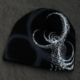 1 OF 1 HANDPAINTED BEANIE 002