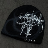 1 OF 1 HANDPAINTED BEANIE 005