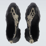 【RICK OWENS】Megalace Mega Tractor lace-up boots