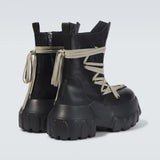【RICK OWENS】Megalace Mega Tractor lace-up boots