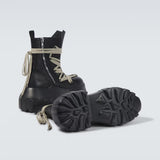 【RICK OWENS】Megalace Mega Tractor lace-up boots