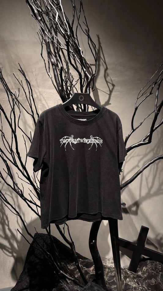【THOUGHT WE FRIENDS】Shrunken Tee - TWF LOGO with Wings