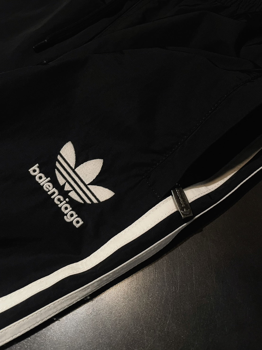 Adidas x Balenciaga logo printed jogger pants