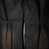 【NO FAITH STUDIO】BLACK ARTISANAL DUNE DENIM