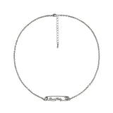 FALSE PIN INSIGNIA NECKLACE