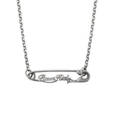 FALSE PIN INSIGNIA NECKLACE