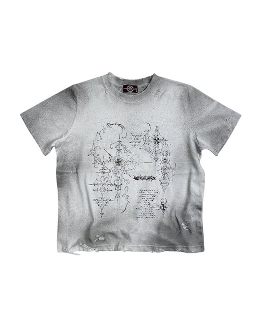 【TRAPPER CLUB】REGULAR TEE WHITE ECLIPSE