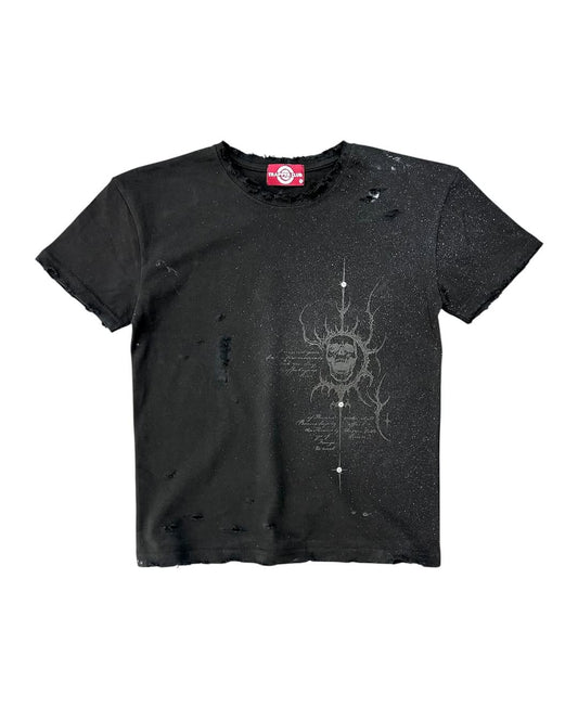 【TRAPPER CLUB】REGULAR TEE BLACK ECLIPSE
