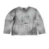 REGULAR LONG SLEEVE TEE WHITE ECLIPSE