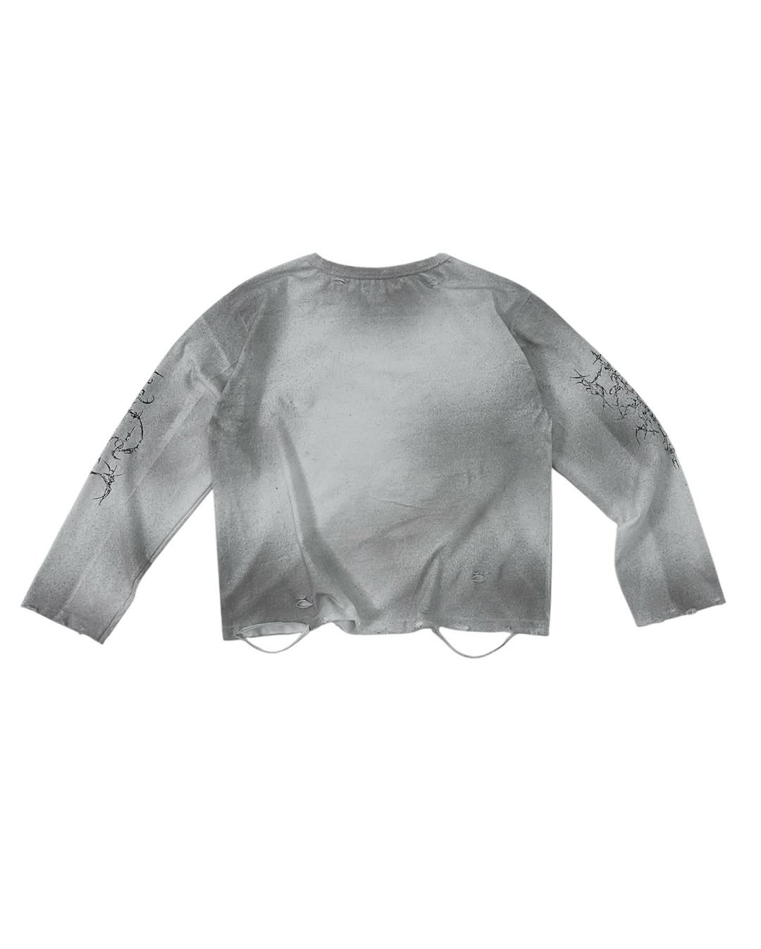 【TRAPPER CLUB】REGULAR LONG SLEEVE TEE WHITE ECLIPSE