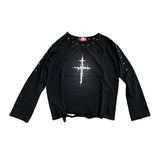 CYBERSIGILISM DISTRESSED LONG SLEEVE