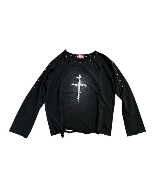 【TRAPPER CLUB】CYBERSIGILISM DISTRESSED LONG SLEEVE
