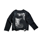 CYBERSIGILISM DISTRESSED LONG SLEEVE