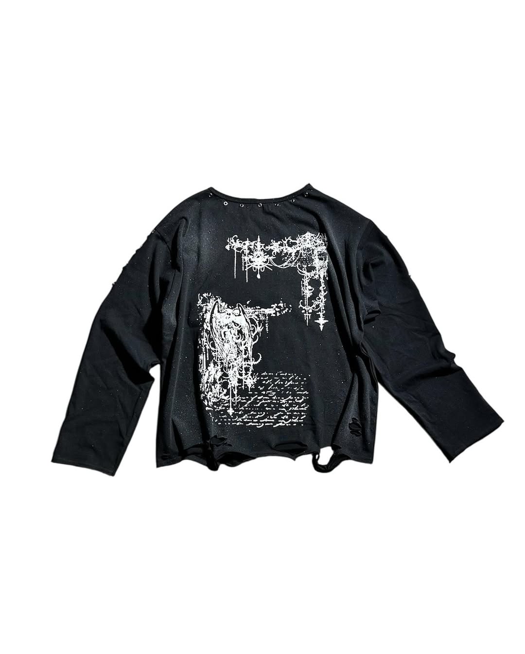 【TRAPPER CLUB】CYBERSIGILISM DISTRESSED LONG SLEEVE