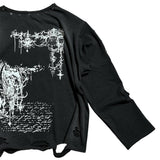 CYBERSIGILISM DISTRESSED LONG SLEEVE