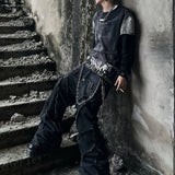 【WOPEISH】DECONSTRUCTED LAYERED LONGSLEEVE