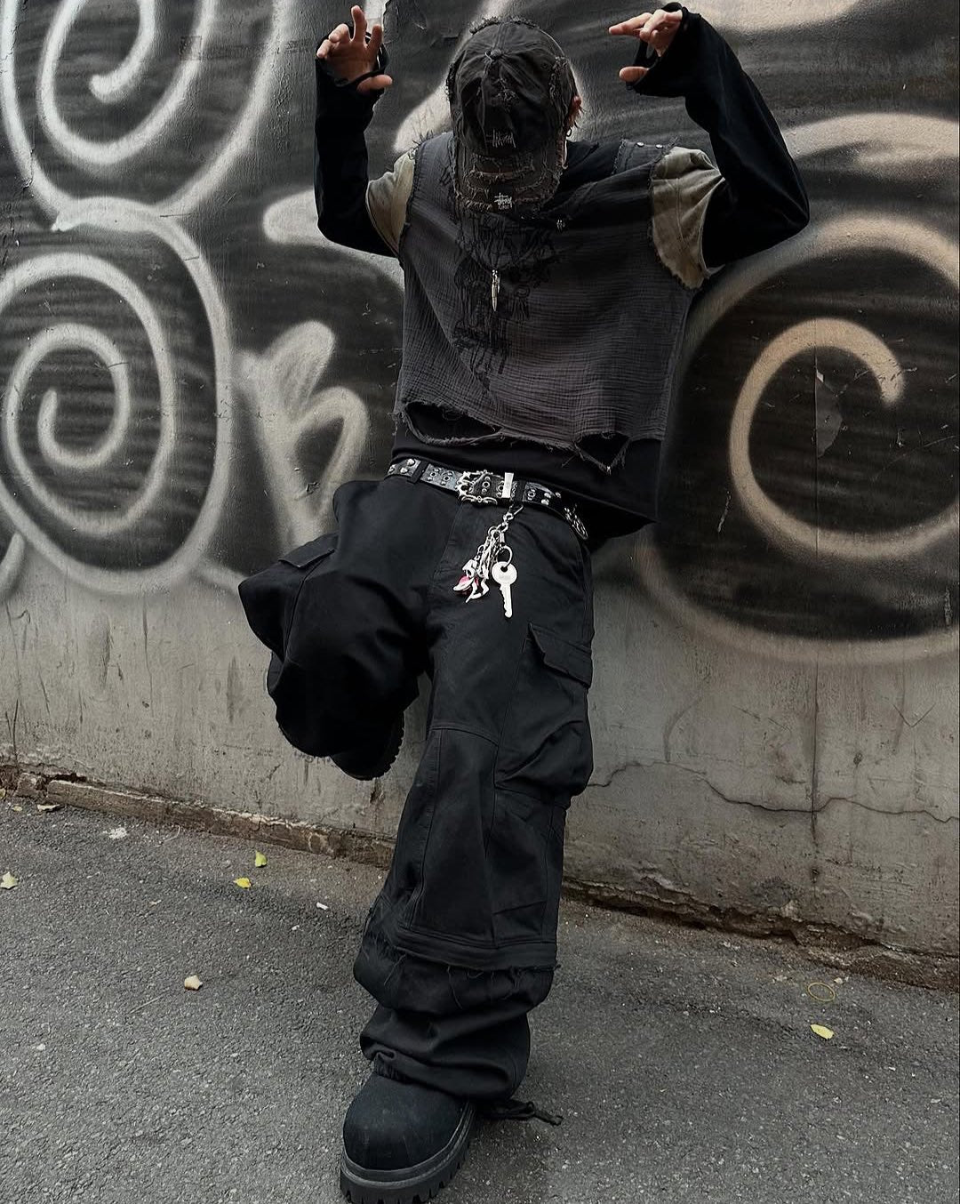 【WOPEISH】DECONSTRUCTED LAYERED LONGSLEEVE