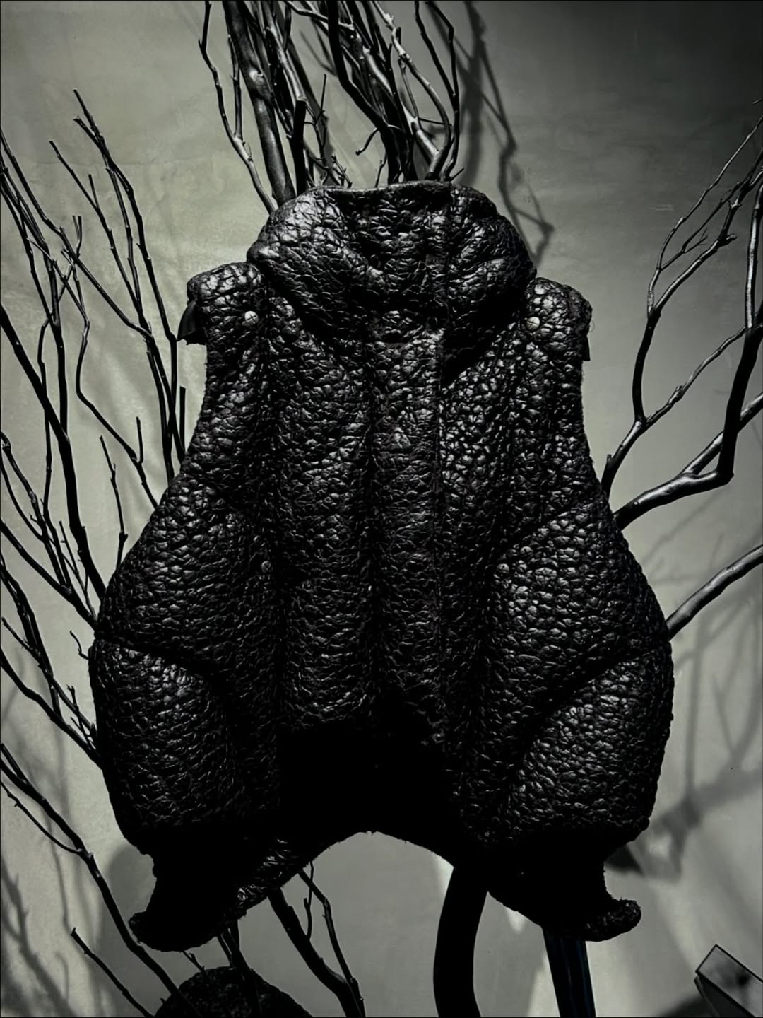 【SATSUN NIGHT】SSN V.05 SPECIAL CRACKED TEXTURE FABRIC VEST JACKET - NOTHING LASTS FOREVER (PRE-ORDER)