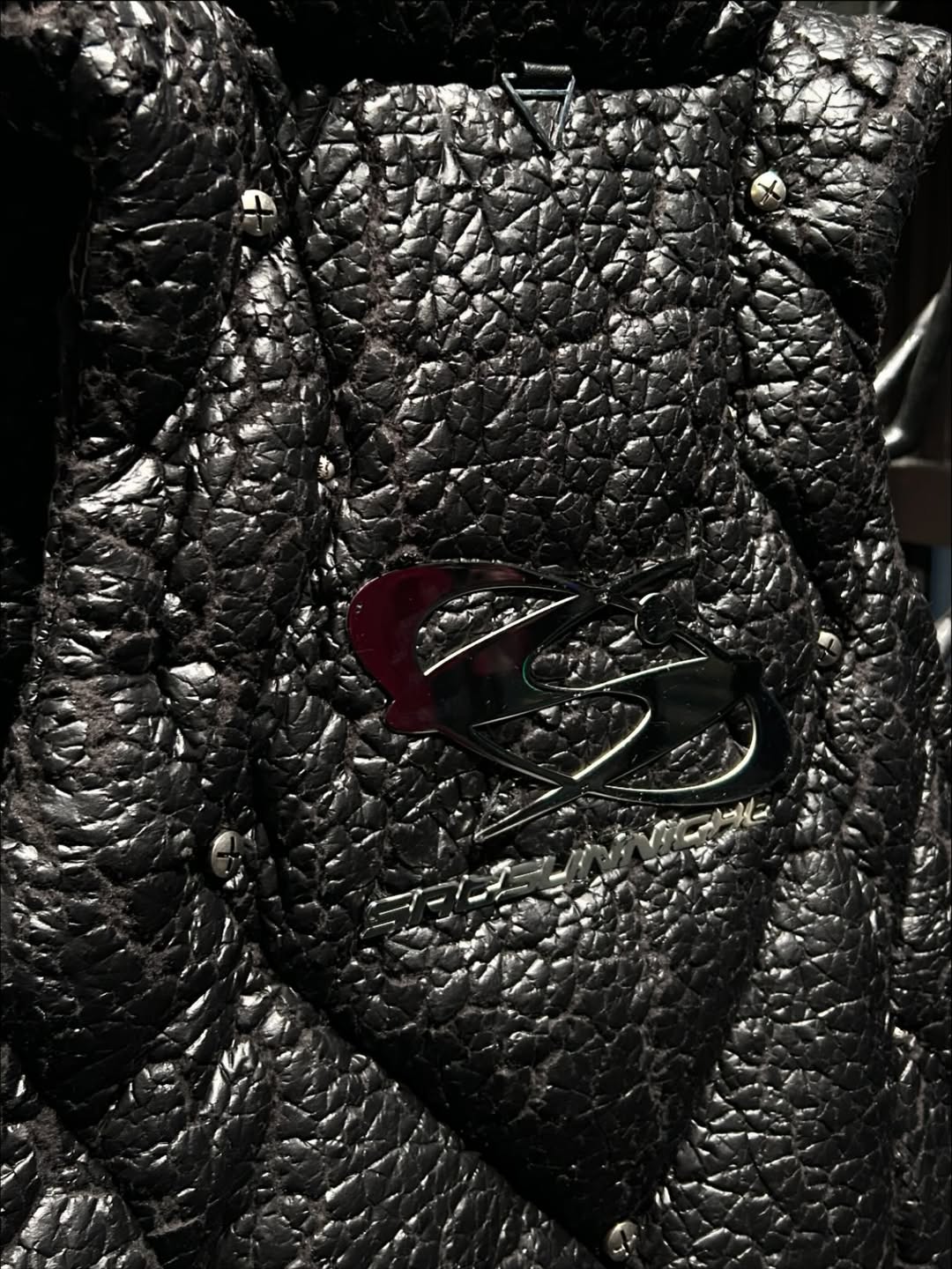 【SATSUN NIGHT】SSN V.05 SPECIAL CRACKED TEXTURE FABRIC VEST JACKET - NOTHING LASTS FOREVER (PRE-ORDER)