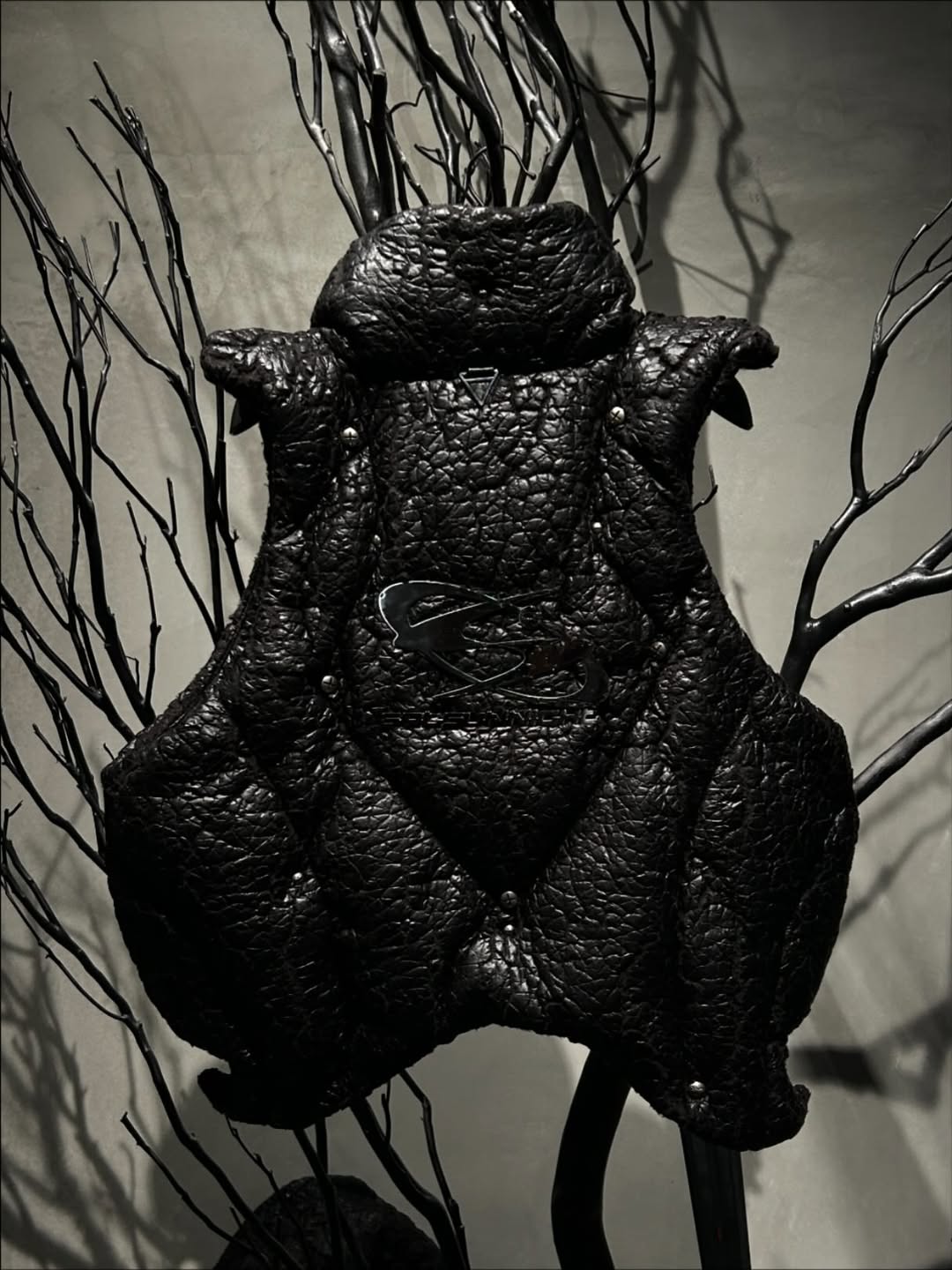 【SATSUN NIGHT】SSN V.05 SPECIAL CRACKED TEXTURE FABRIC VEST JACKET - NOTHING LASTS FOREVER (PRE-ORDER)