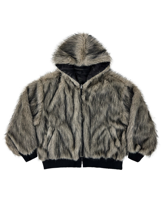 【ROSEN KREUZ】LAYERED REVERSIBLE FUR BLOUSON (BEIGE)