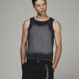 WASHED GRAY HIGH TENSION TANK TOP