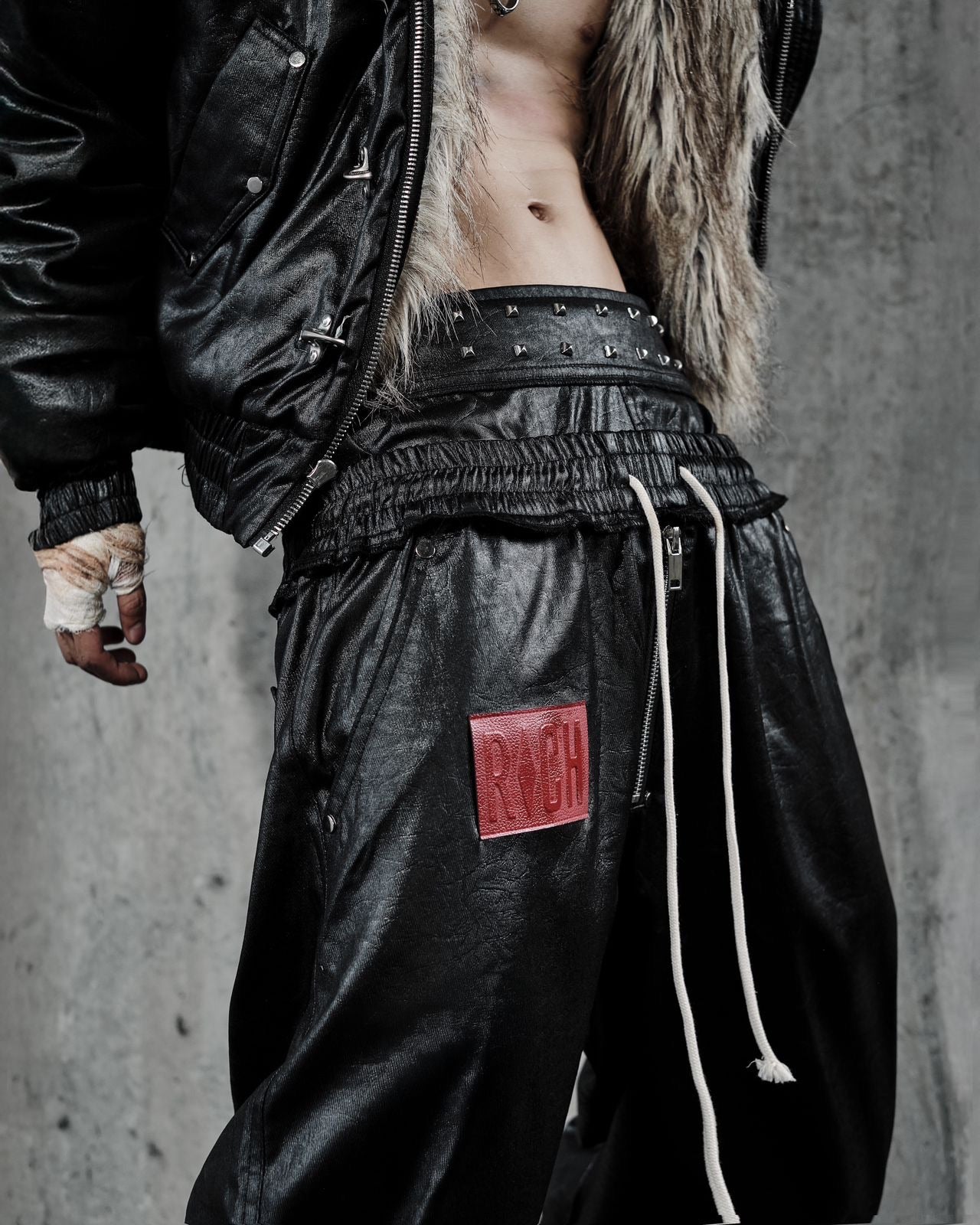 【RICH】Wide Leg Boxing Pant