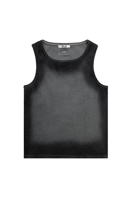 【BLR BLUER】High-tension Gradation Washing Sleeveless 