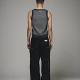 WASHED GRAY HIGH TENSION TANK TOP