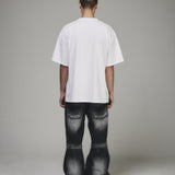 【BLR BLUER】 LOGO PRINTED OVER-FIT T-SHIRTS